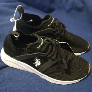 New Black and White Comfortable Sneakers size 7M